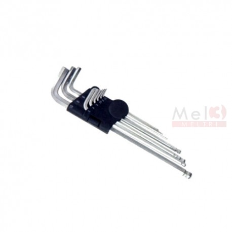 BALLPOINT HEX KEY SET (9 pcs)