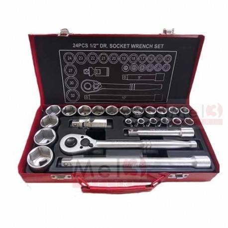 HD SOCKET SET 6PT - 1/2"